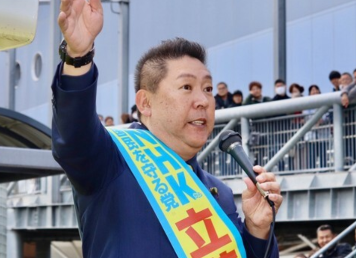 立花孝志　泉大津市長選