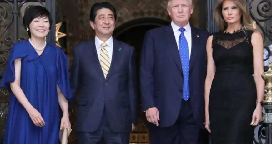 安倍昭恵　安倍晋三　トランプ　メラニア